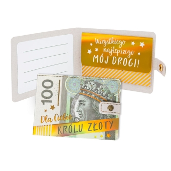 Portfelik POR-011 - Dla Ciebie królu złoty